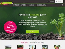 Tablet Screenshot of mon-panier-de-campagne.fr